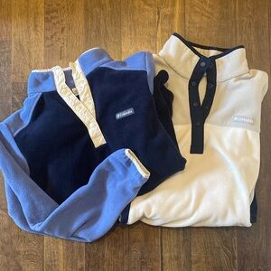 2 pc Columbia Fleece Sweater Bundle
